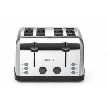 Grille-pain 4 tranches - 240V/1500W - 295x335xH180 mm (HENDI)  au meilleur prix sur Restock CHR