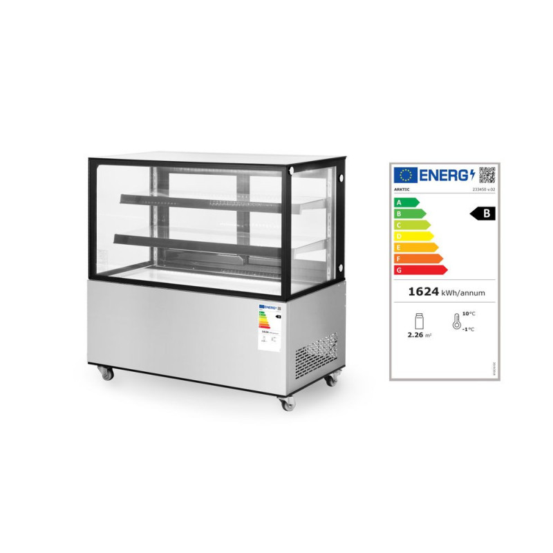 Vitrine refrigeree avec 2 etageres - 610 L - 230V/500W - 1824x677xH1230 mm (Arktic)  au meilleur prix sur Restock CHR
