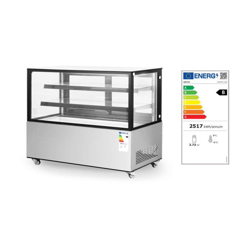 Vitrine refrigeree avec 2 etageres - 610 L - 230V/500W - 1824x677xH1230 mm (Arktic)  au meilleur prix sur Restock CHR