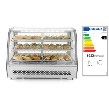 Vitrine de presentation - 160 L - 230V/160W - 885x570xH680 mm (Arktic)  au meilleur prix sur Restock CHR