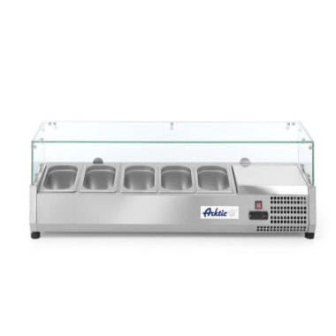 Vitrine refrigeree - 5x GN 1/4 - 230V/180W - 1205x335xH460 mm (Arktic)  au meilleur prix sur Restock CHR