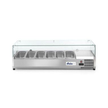 Vitrine refrigeree GN 1/3 - 6x GN 1/3 - 230V/180W - 1405x420xH456 mm (Arktic)  au meilleur prix sur Restock CHR
