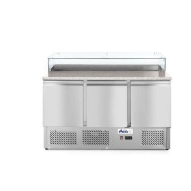Saladette pizza 3 portes 380 L - 230V/310W - 1378x702xH1155 mm (Arktic)  au meilleur prix sur Restock CHR