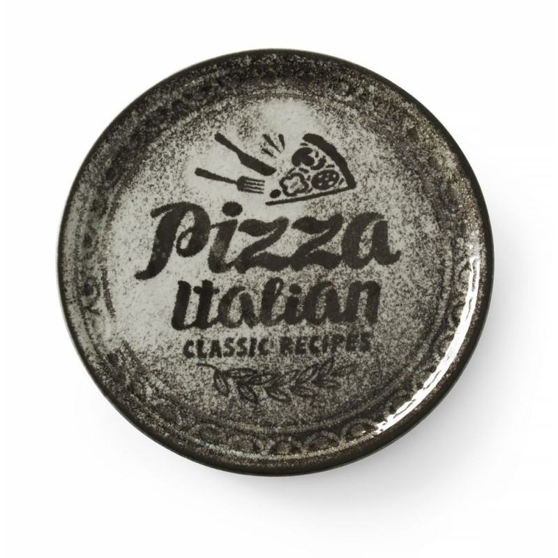 Assiette a pizza Recipe Collection Noir - Noir - O310 mm (HENDI)  au meilleur prix sur Restock CHR