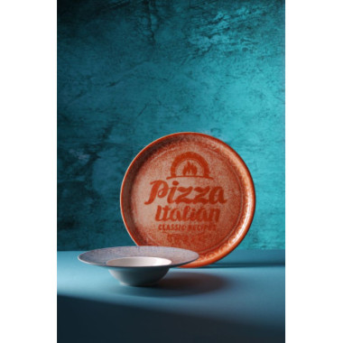 Assiette a pizza Recipe Collection Terracotta - Rouge - O330 mm (HENDI)  au meilleur prix sur Restock CHR