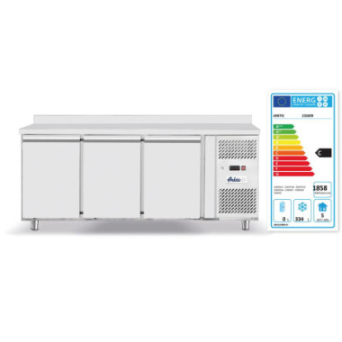 Congelateur comptoir - 3 portes 420 L - Profi Line - GN 1/1 - 420 L - 230V/600W - 1796x700xH879 mm (Arktic)  au meilleur prix su