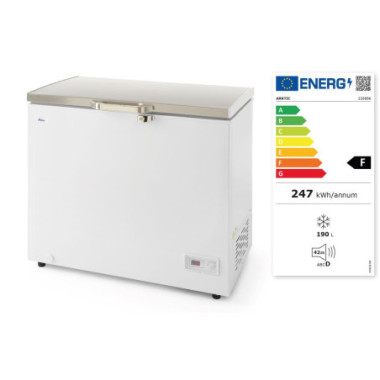 Congelateur coffre - 93 L - 230V/105W - 574x608xH845 mm (Arktic)  au meilleur prix sur Restock CHR