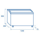 Congélateur à Coffre 400 litres CG 409A - Cool Head  au meilleur prix sur Restock CHR