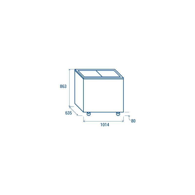 Congélateur Coffre 300 litres CFG 308 - Cool Head  au meilleur prix sur Restock CHR