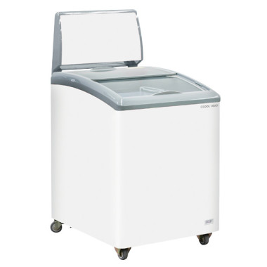 Congélateur Coffre de 150 litres couvercle verre coulissant - Cool Head  au meilleur prix sur Restock CHR