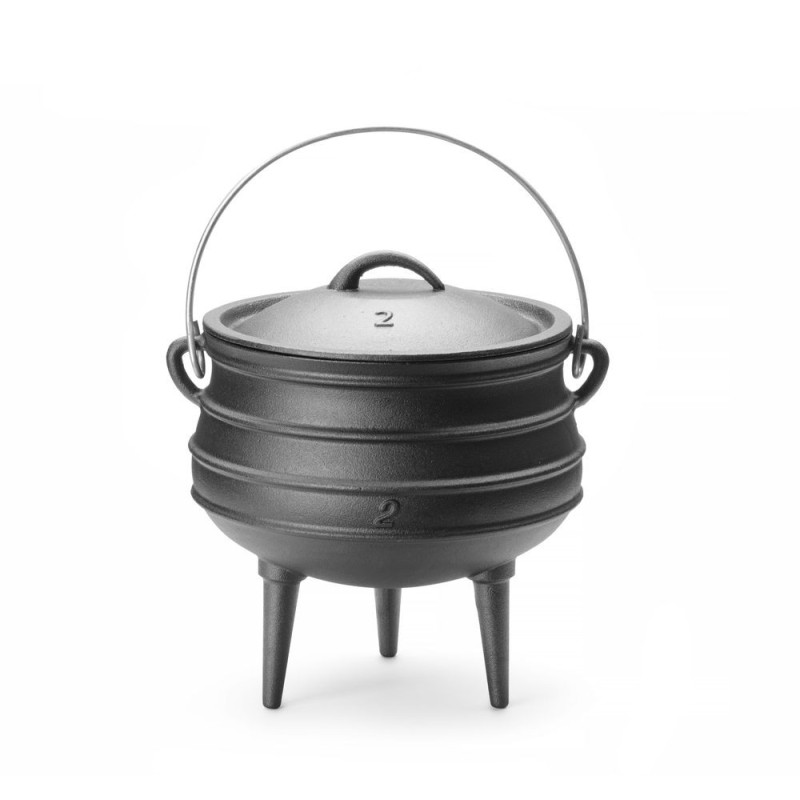Marmite en fonte - Noir - O245xH280 mm (HENDI)  au meilleur prix sur Restock CHR