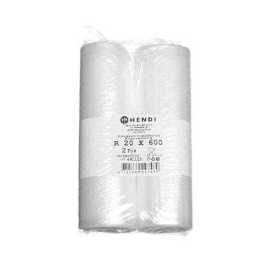 Rouleau de sacs sous vide gaufres - pour la conservation des aliments - 2 u. - 6000x200 mm (HENDI)  au meilleur prix sur Restock