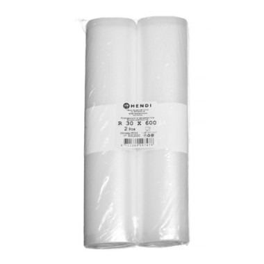 Rouleau de sacs sous vide gaufres - pour la conservation des aliments - 2 u. - 6000x300 mm (HENDI)  au meilleur prix sur Restock