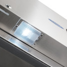 Réfrigérateur 600L GN 2/1 sur roulettes 3 étagères réglables acier inoxydable contrôle numérique - Maxima  au meilleur prix sur 