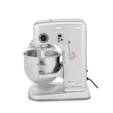 Batteur melangeur planetaire - Kitchen Line - 7 L - Argent - 220-240V/650W - 317x440xH490 mm (HENDI)  au meilleur prix sur Resto