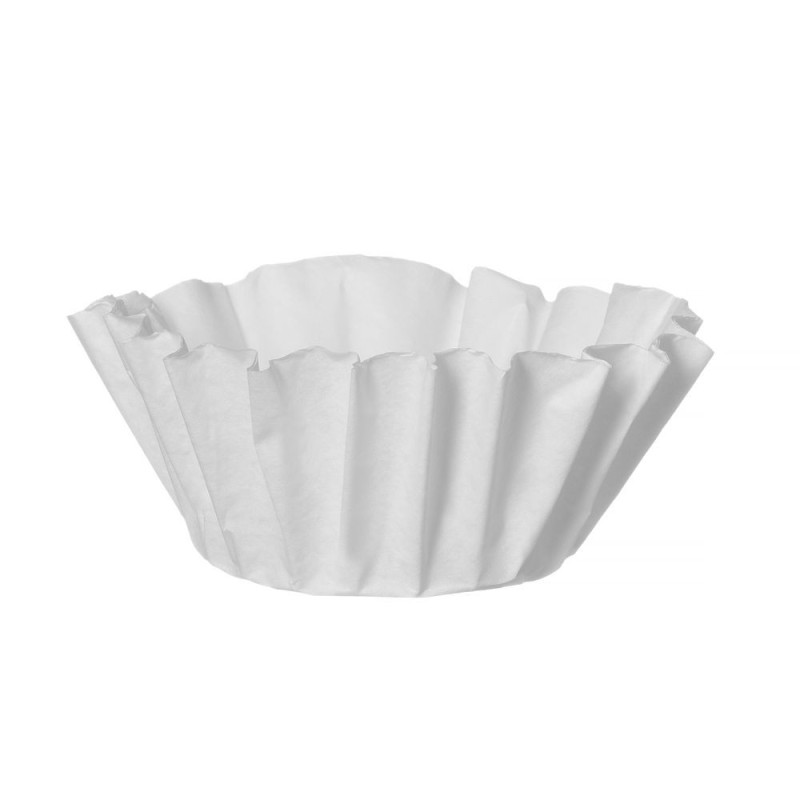 Filtres a cafe en papier pour les machines a cafe filtre - pour e.a. Hendi - Bravilo - Animo - 1000 u. - O245xH62 mm (HENDI)  au