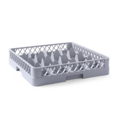 Casier a verres - 9 compartiments - 500x500xH104 mm (HENDI)  au meilleur prix sur Restock CHR