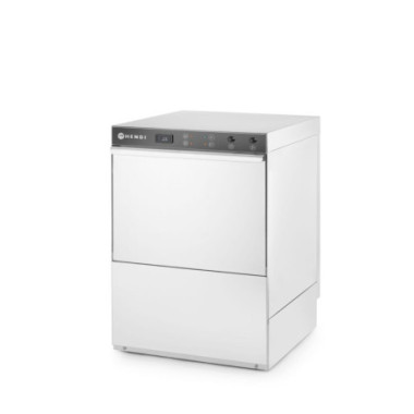 Lave-vaisselle 50x50 - controle electromecanique - avec pompe de vidange - 400V/6600W - 570x600xH830 mm (HENDI)  au meilleur pri