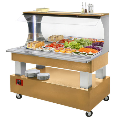 Buffet - salad bar Armoire réfrigérée libre service 4x GN1/1-150 - Diamond  au meilleur prix sur Restock CHR