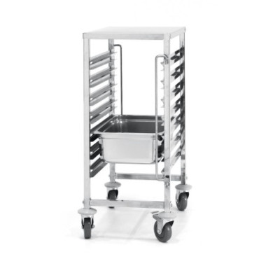 Chariot porte-plateaux - 7 x GN 1/1 - Profi Line - 445x615xH945 mm (HENDI)  au meilleur prix sur Restock CHR