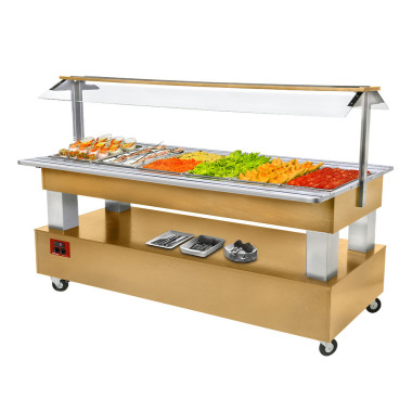 Buffet - salade- bar réfrigéré - 6x GN 1/1-150 - Diamond  au meilleur prix sur Restock CHR
