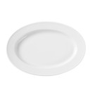 Plat ovale - Blanc - 290x200 mm (HENDI)  au meilleur prix sur Restock CHR