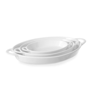 Plat a tapas ovale - 0 - 8 L - 324x185xH38 mm (HENDI)  au meilleur prix sur Restock CHR