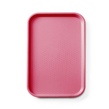 Plateau fastfood en polypropylene GN 1/1 - AmerBox - GN 1/1 - Rouge - 530x325xH20 mm  au meilleur prix sur Restock CHR