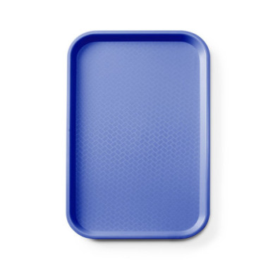 Plateau fastfood en polypropylene GN 1/1 - AmerBox - GN 1/1 - Bleu - 530x325xH20 mm  au meilleur prix sur Restock CHR