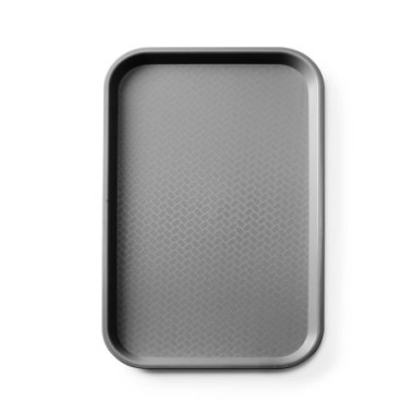 Plateau fastfood en polypropylene GN 1/1 - AmerBox - GN 1/1 - Noir - 530x325xH20 mm  au meilleur prix sur Restock CHR