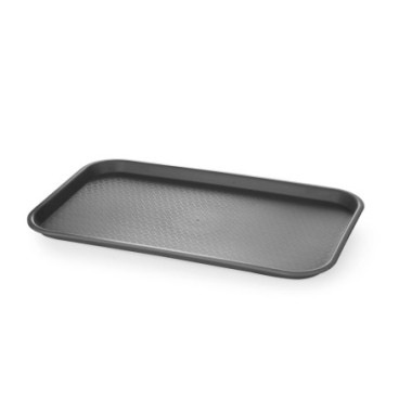 Plateau fastfood en polypropylene GN 1/1 - AmerBox - GN 1/1 - Noir - 530x325xH20 mm  au meilleur prix sur Restock CHR
