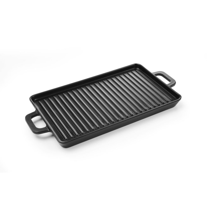 Little Chef mini plaque a griller - Noir - 320x162xH20 mm (HENDI)  au meilleur prix sur Restock CHR
