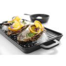 Little Chef mini plaque a griller - Noir - 320x162xH20 mm (HENDI)  au meilleur prix sur Restock CHR