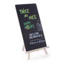 Tableau ardoise avec chevalet - 220x210xH360 mm (HENDI)  au meilleur prix sur Restock CHR